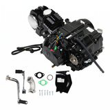 Zongshen 125cc Motorblock – elektrisch + Kickstarter (schwarz) 