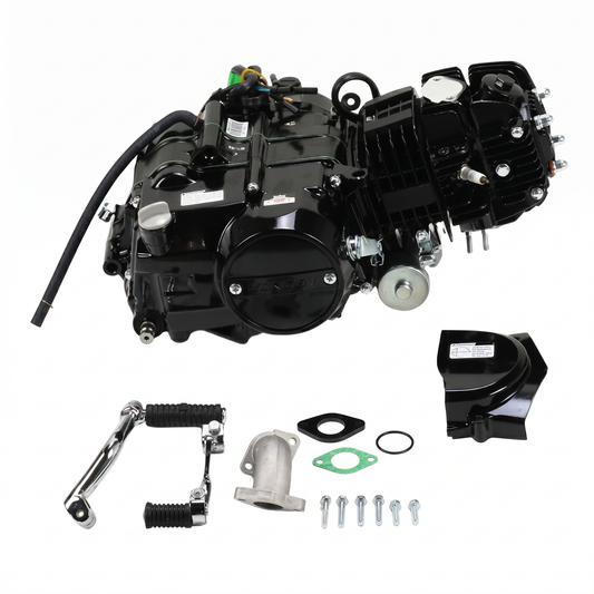 Zongshen 125cc engine – electric + kickstart (black) 