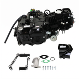 Zongshen 125cc Motorblock – elektrisch + Kickstarter (schwarz) 