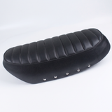 Selle Dax style CT-70 avec plaque de selle 6 volts - noir 