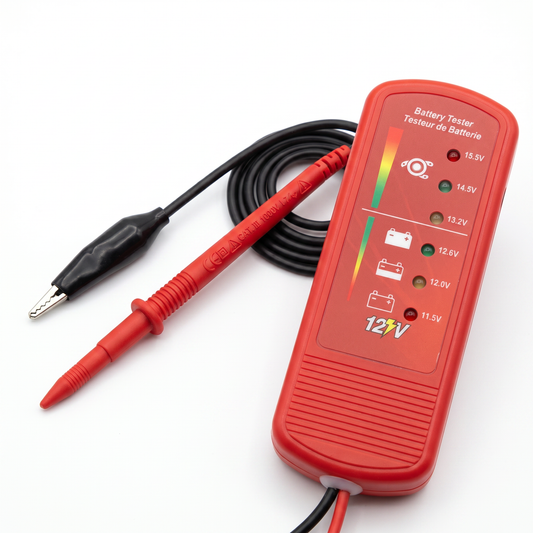 Neilsen - Battery tester for 12 volts – with LED indication 