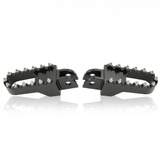 CNC-Milled Aluminum Black Footrests for Dax and Monkey 