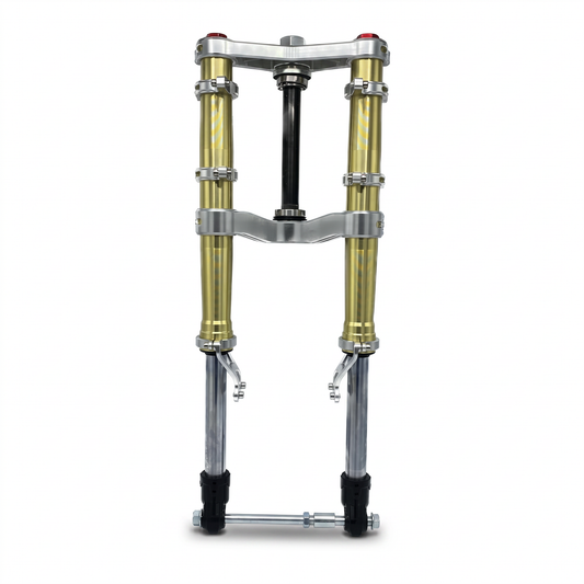 USD front fork Dax 40mm 4 piston gold and chrome 