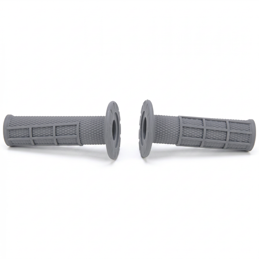 Softgrips handvaten grijs - voor 22mm diameter sturen: Pitbike, Dax, Monkey..