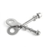 Set Kettenspanner silber (2 Stück) – für serienmäßige Dax-Schwingen