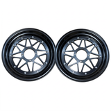 Jeu de jantes Tubeless noir 12 pouces - 3.50 x 3.00 - Pour Dax et Monkey