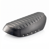 Selle Dax style CT-70 avec plaque de selle 6 volts - noir 