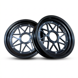 Jeu de jantes Tubeless noir 12 pouces - 3.50 x 3.00 - Pour Dax et Monkey