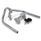 Originele type stuurset - Zilver / Chrome voor Honda,Skyteam,Zhenua,... Dax