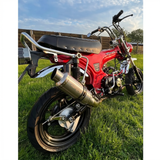 Kepspeed exhaust GP1 short stainless steel underlying with gold finish 