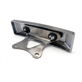 Honda fork emblem chrome and black with mounting bracket Dax 