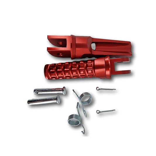 Footrests suitable for Dax and Monkey, red-colored 