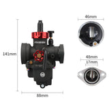 Nibbi Racing carburetor PE 17 mm Flange Racing version. Dax - Monkey... 