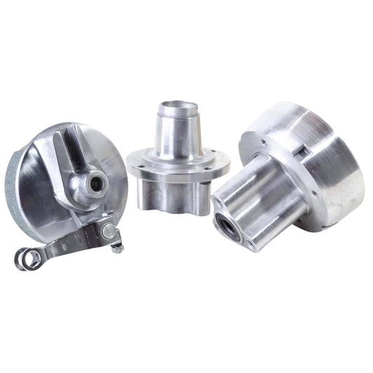 Monkey hub set silver with Dax brake drum 12mm axle 