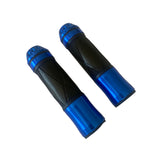 CNC blue handles with bar-end                                             ㅤㅤ 