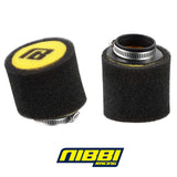 Nibbi Foam air filter 49mm with Nibbi logo 