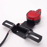 Universal red taillight Middle finger (with brake light and license plate holder) 