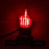 Universal red taillight Middle finger (with brake light and license plate holder) 