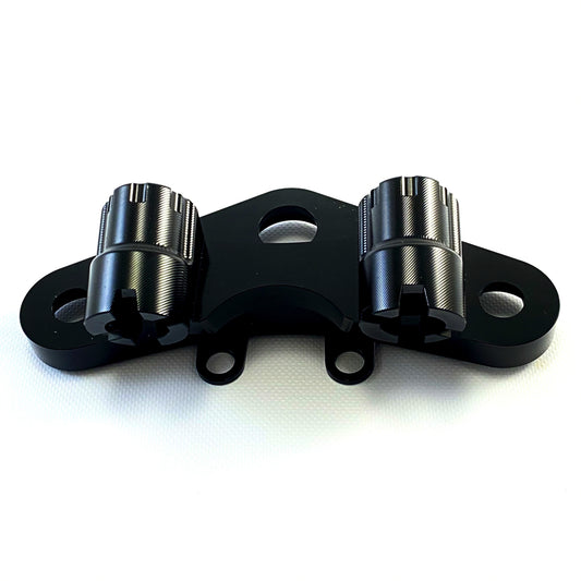 CNC milled black handlebar clamp for 12V Dax with Dax 6 Volt Look 