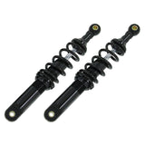 Achterveren / schokdempers 330mm OKD type set met 6 zwarte spoelen