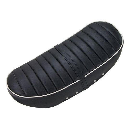 Dax saddle black with white edge for 2.5L and 3.5L frames 