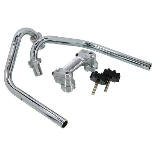 Original type handlebar set - Silver / Chrome for Honda, Skyteam, Zhenua,... Dax 