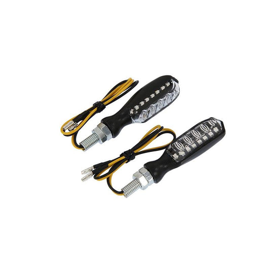 Indicator lights / Blinkers LED rectangular 2 pieces CE approved 