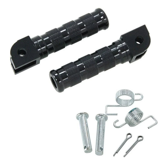 CNC footrests - 21 mm black for Dax and Monkey models 