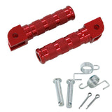 CNC footrests - 21 mm red for Dax and Monkey models 