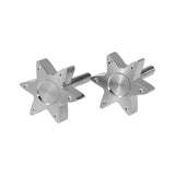 Send Dax and Monkey star-shaped CNC silver knobs 