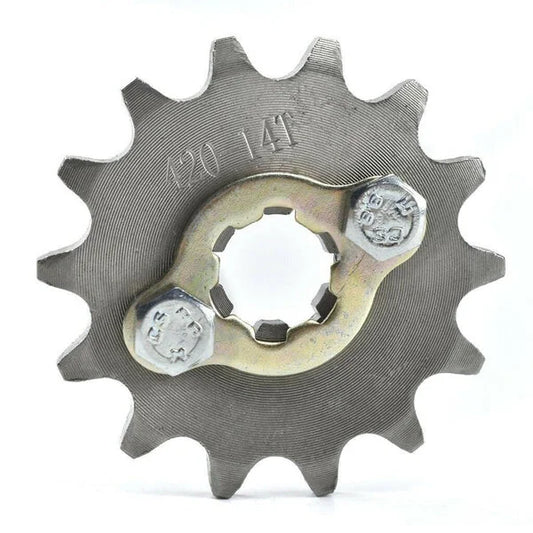 Front sprocket + locking plate 12T, 13T, 14T, 15T, 16T, and 17T 